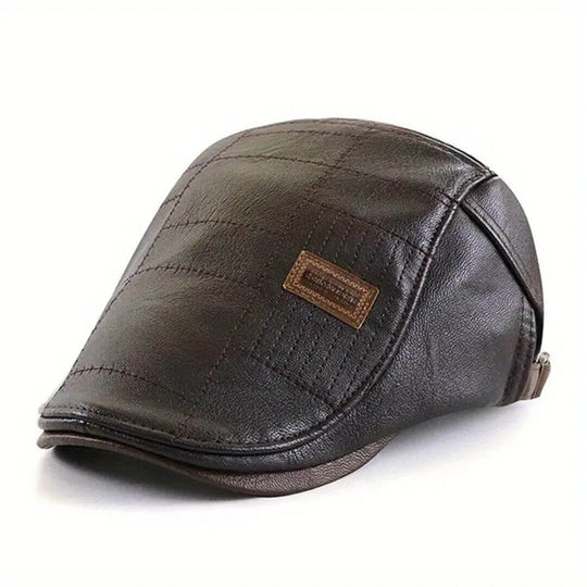 MCBRIDE | Leather Grid Cap