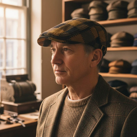 WHELAN | Plaid Flat Cap