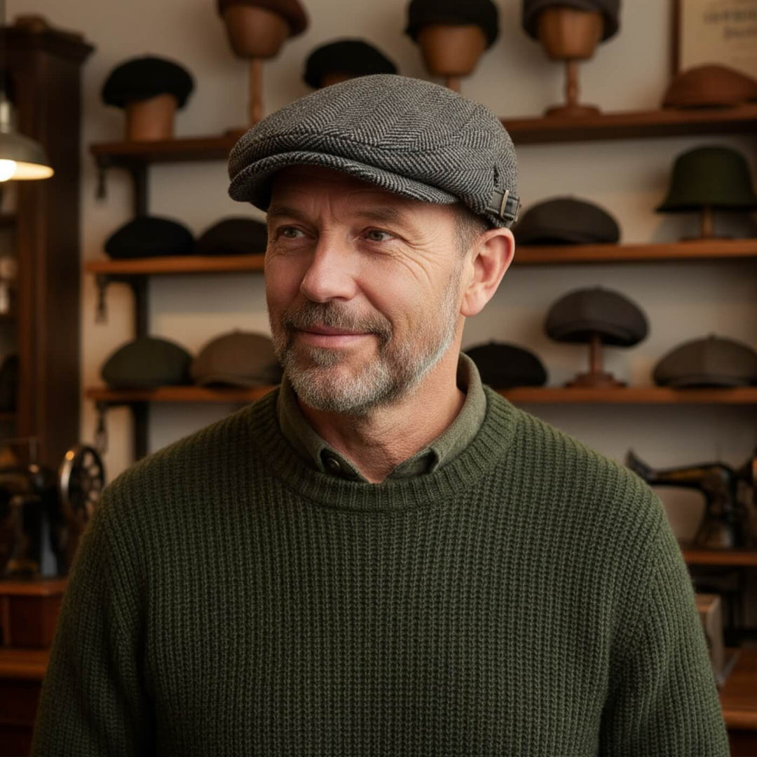 CASSIDY | Wool Flat Cap