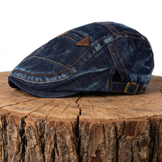 PHELAN | Denim Flat Cap
