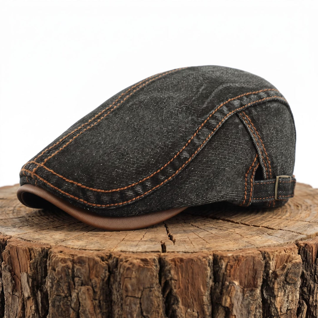 FAGAN | Denim Flat Cap