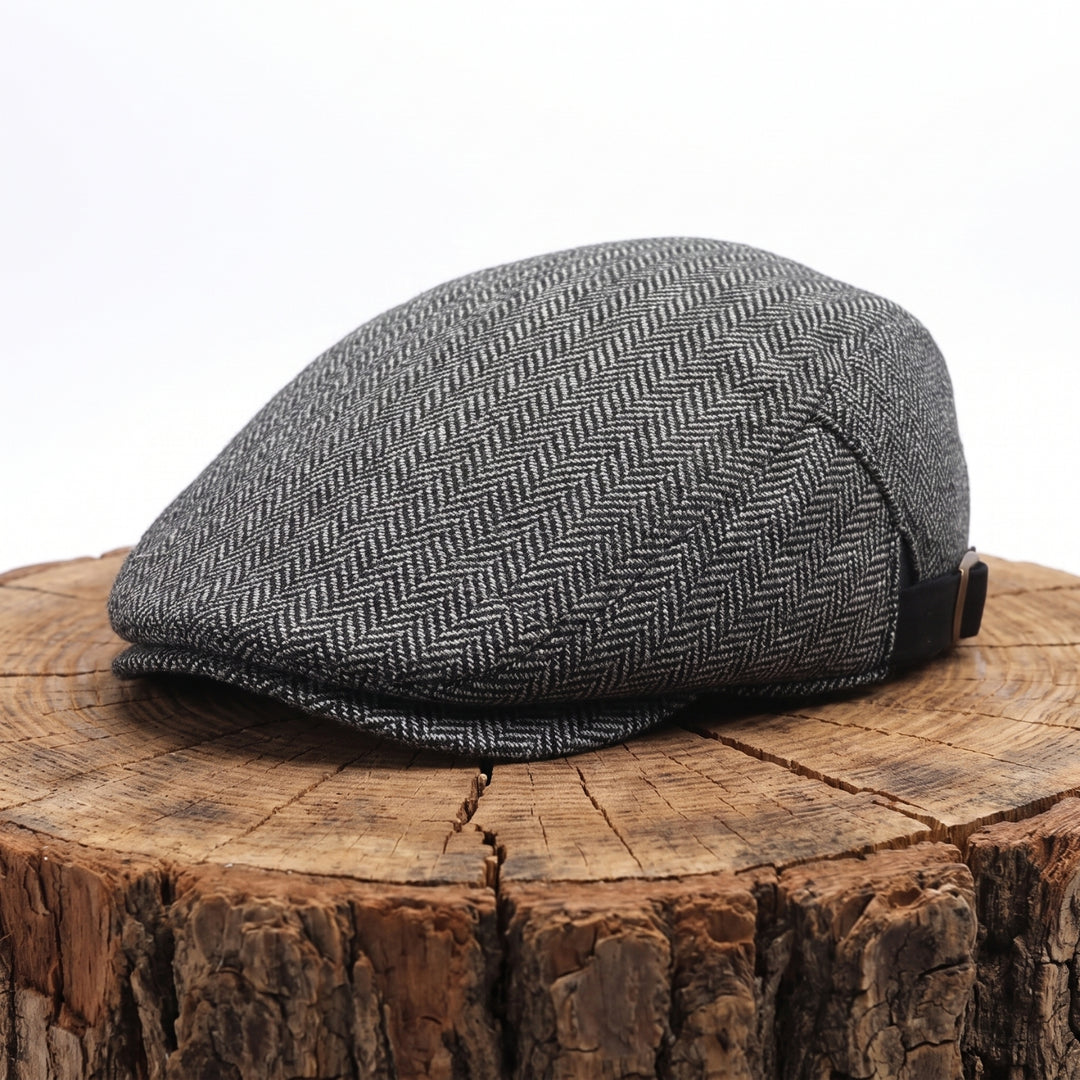 MAHONEY | Herringbone Flat Cap