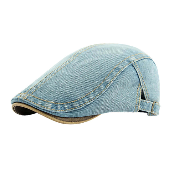 FAGAN | Denim Flat Cap