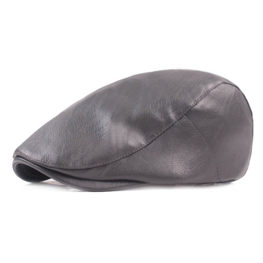 FINLEY | Leather Flat Cap
