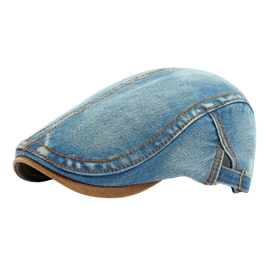 FAGAN | Denim Flat Cap