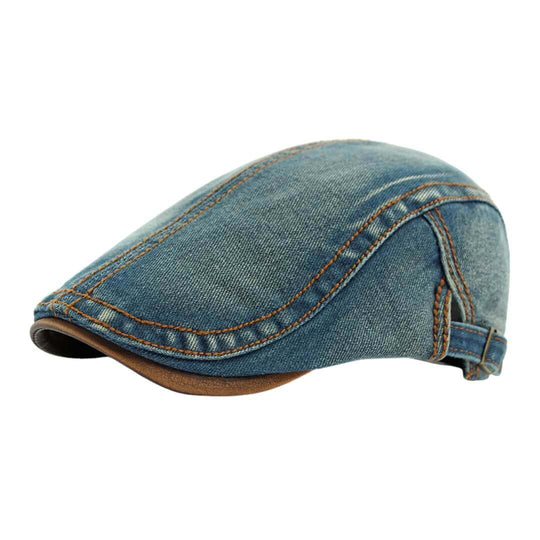 FAGAN | Denim Flat Cap
