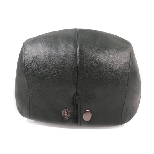 FINLEY | Leather Flat Cap