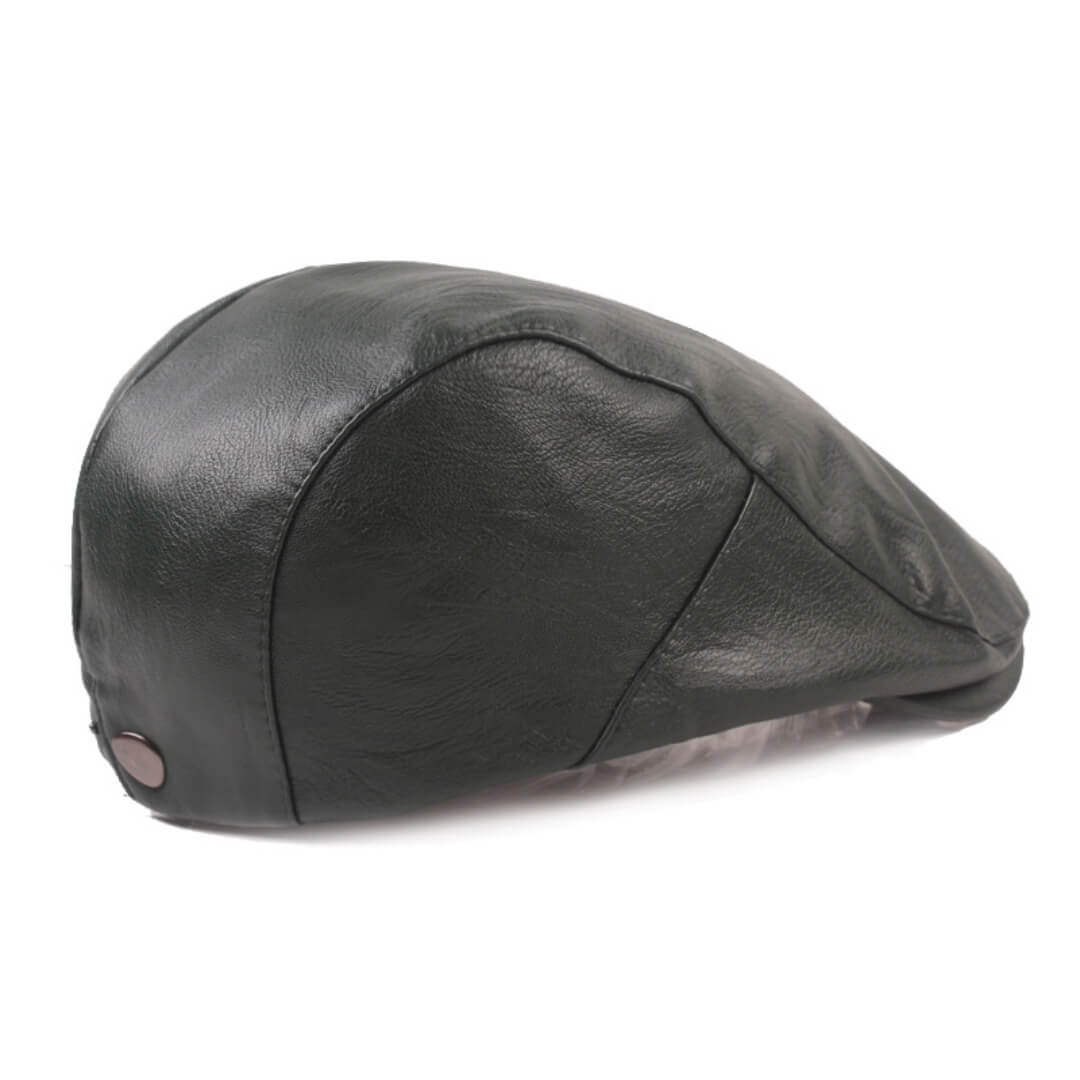 FINLEY | Leather Flat Cap