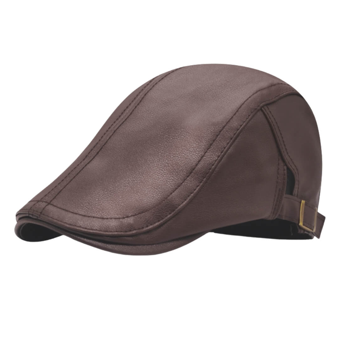 SCANLON | Leather Flat Cap