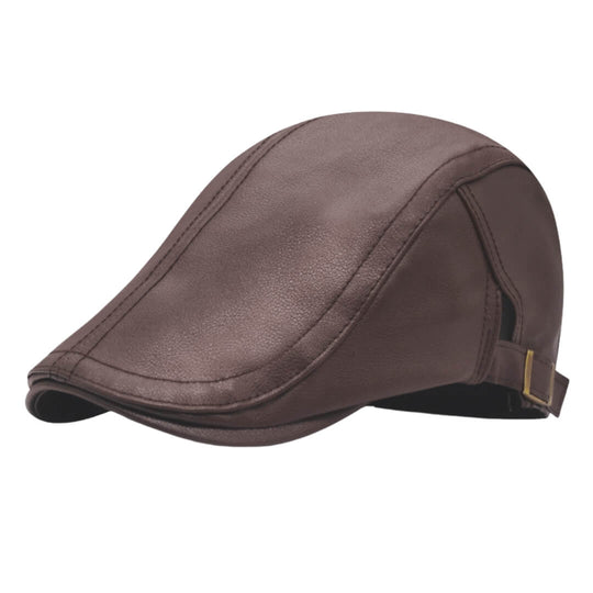 SCANLON | Leather Flat Cap