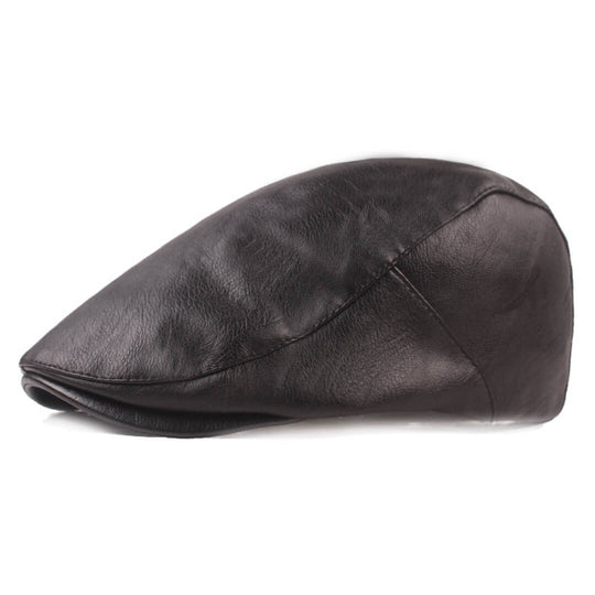 FINLEY | Leather Flat Cap