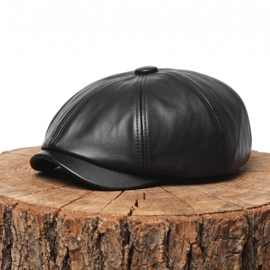 WALSH | Leather Flat Cap