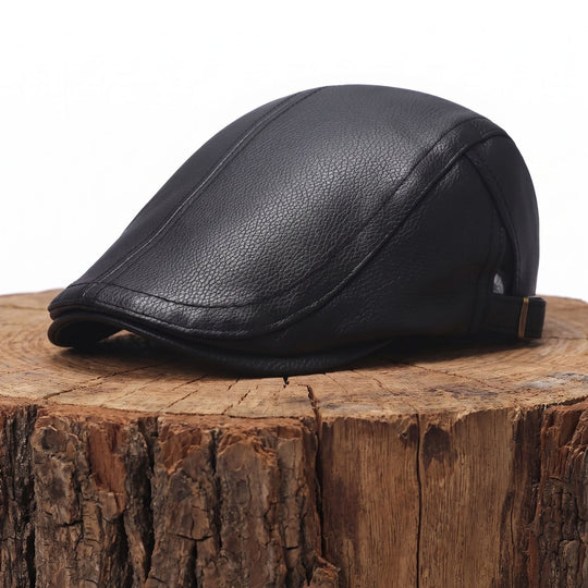 SCANLON | Leather Flat Cap