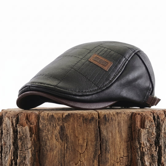 MCBRIDE | Leather Grid Cap