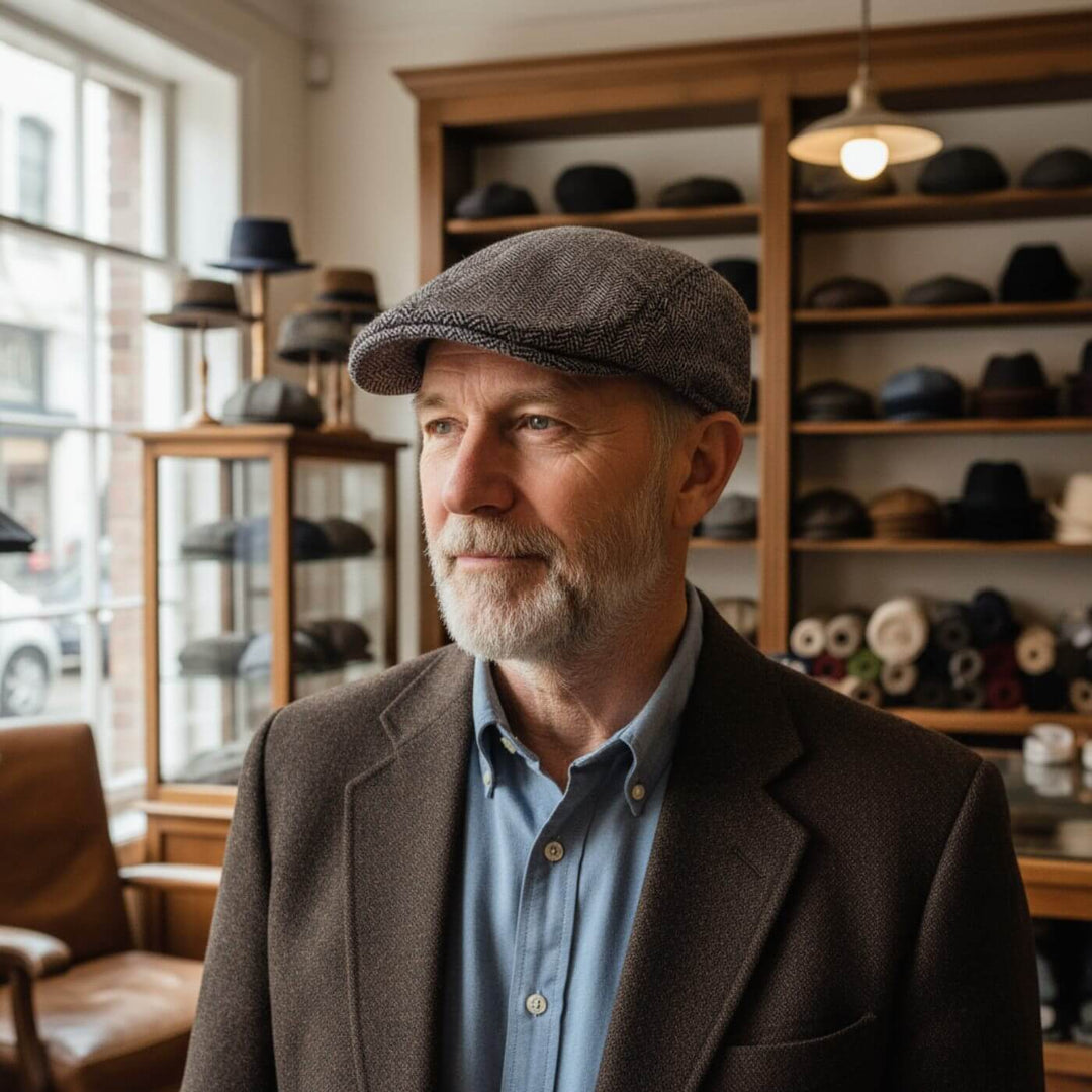 SHEA | Herringbone Cotton Blend Cap
