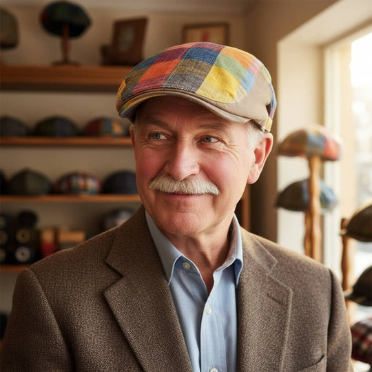 BOLAND | Plaid Driving Cap