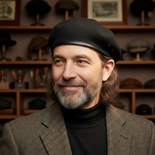 DEMPSEY | Wool Blend Military Beret