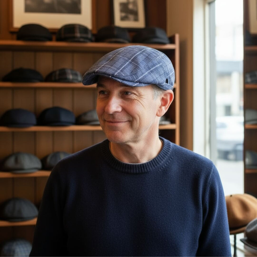 MORIARTY | Plaid Fabric Ivy Cap