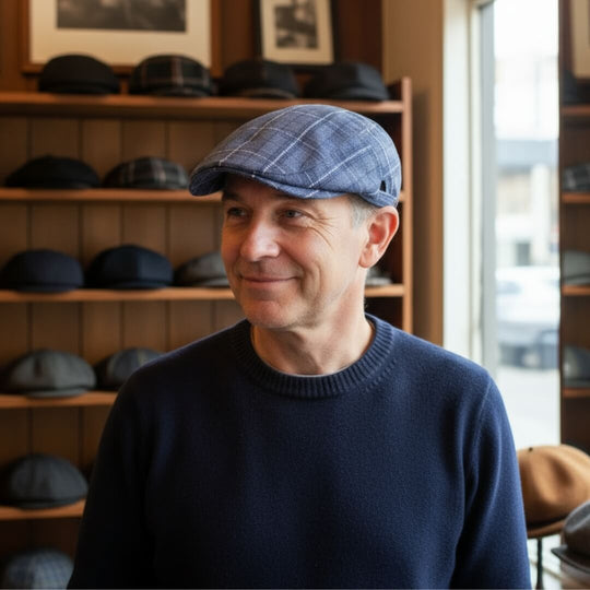 MORIARTY | Plaid Fabric Ivy Cap