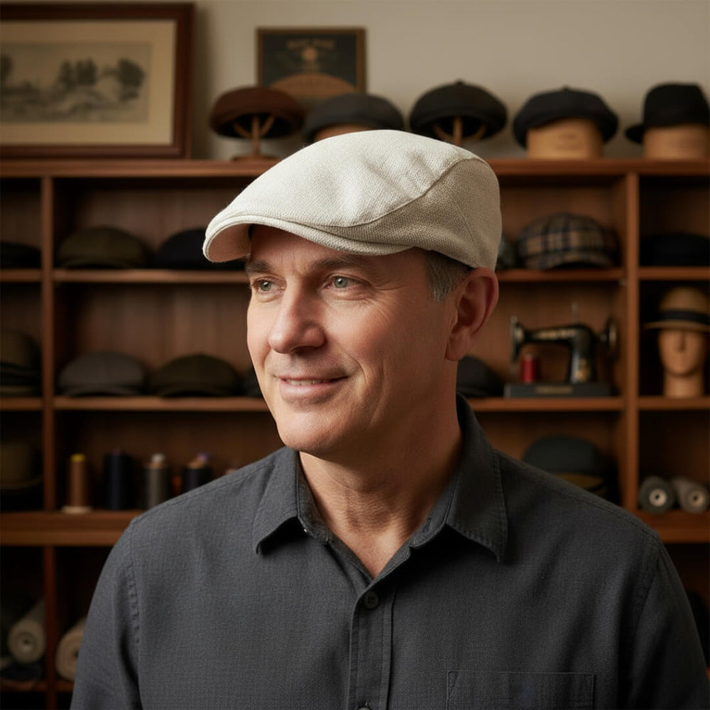 DELANEY | Linen Blend Ivy Cap