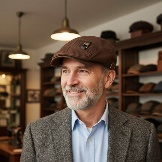 MORAN | Twill Cotton Flat Cap