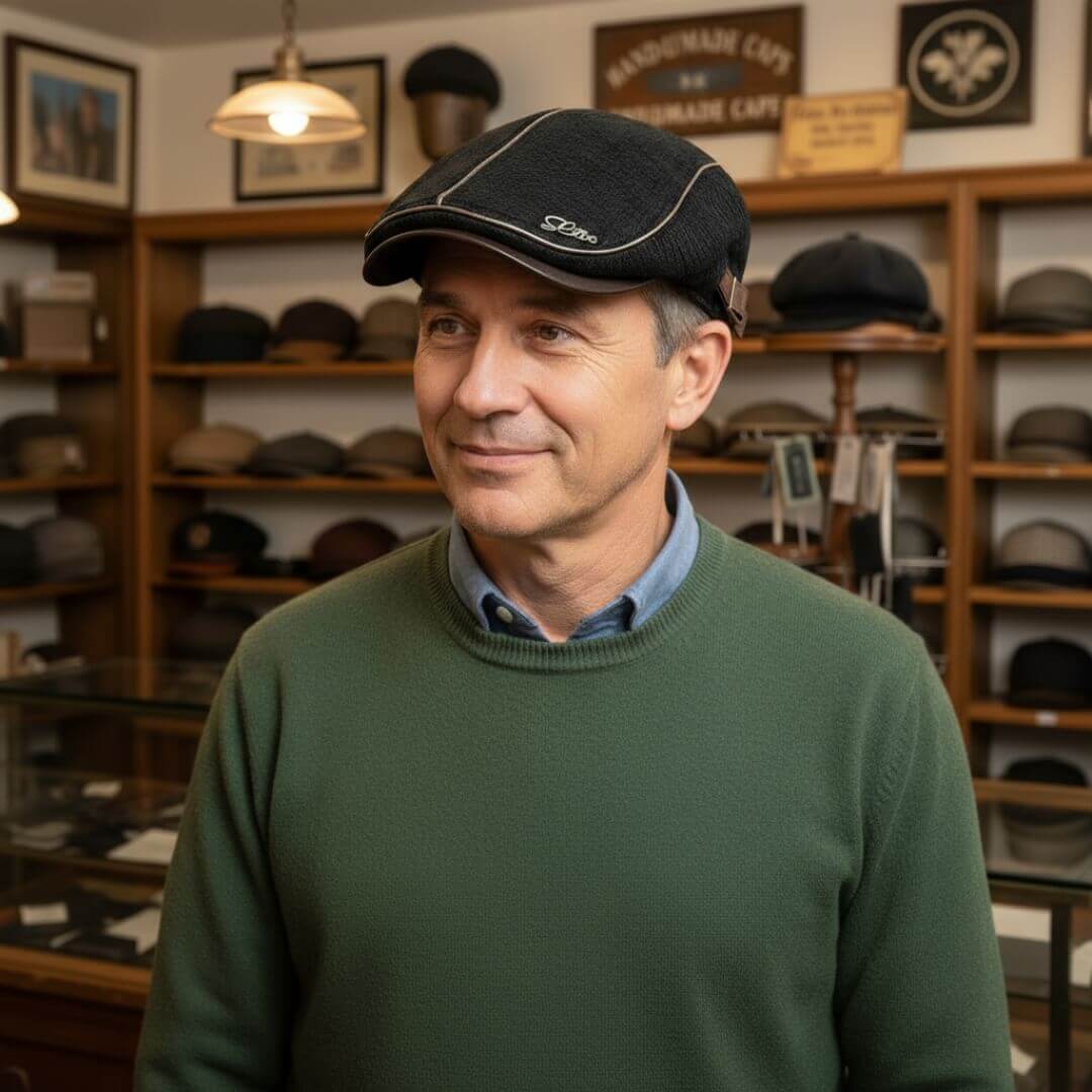 DUGGAN | Knitted Flat Cap