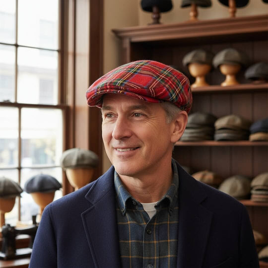 HOGAN | Tartan Cotton Ivy Cap