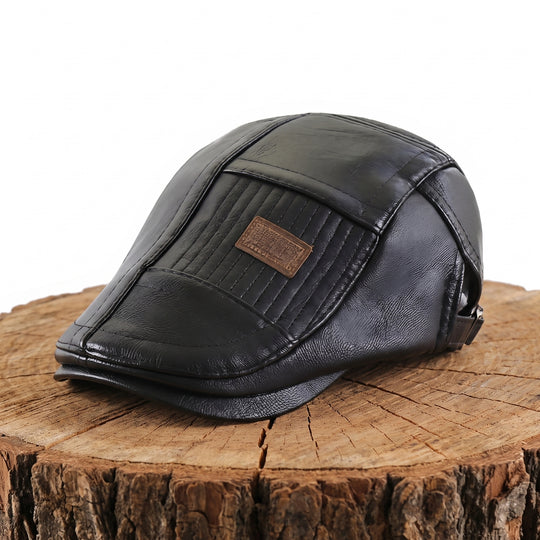 MEEHAN | Vegan Leather Flat Cap