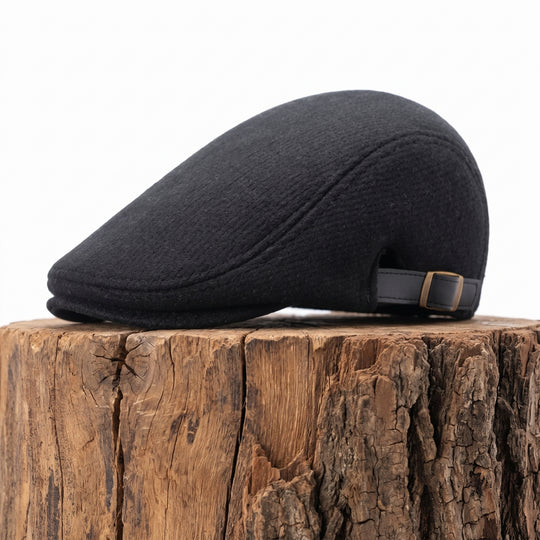 SHERIDAN | Wool-Blend Flat Cap