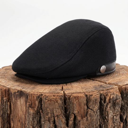 REGAN | Wool Blend Flat Cap