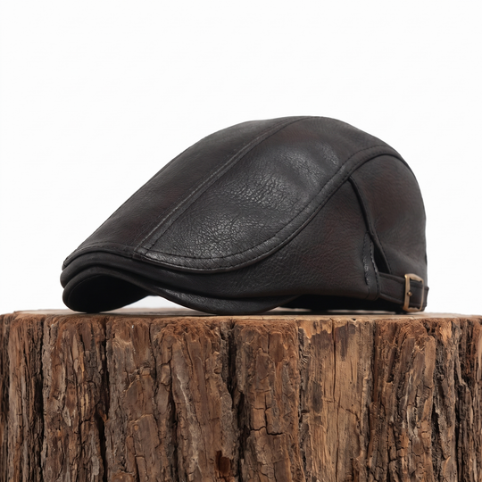 NOLAN | Leather Flat Cap